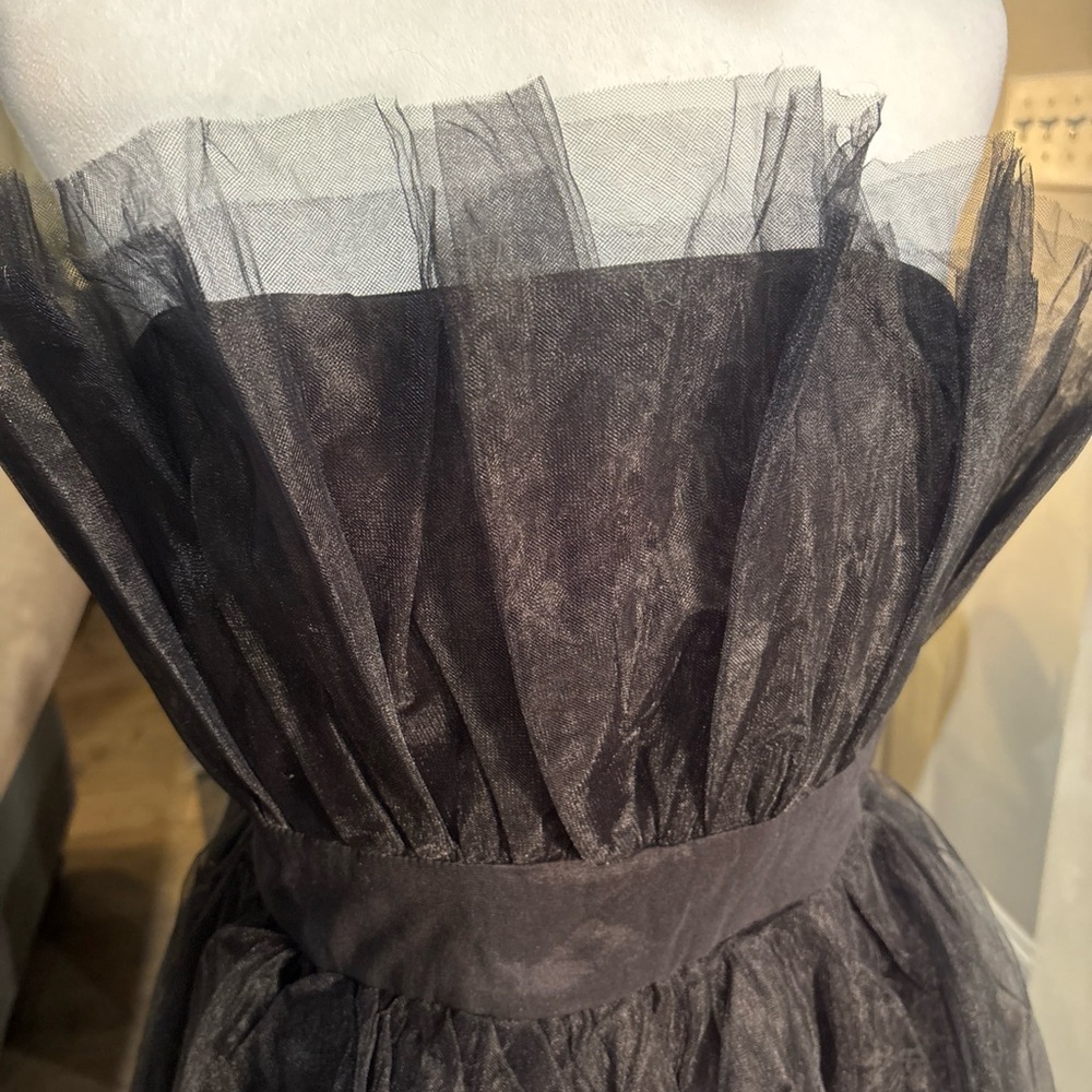 Dance & Marvel Black Tulle Gown - Picture 2 of 8